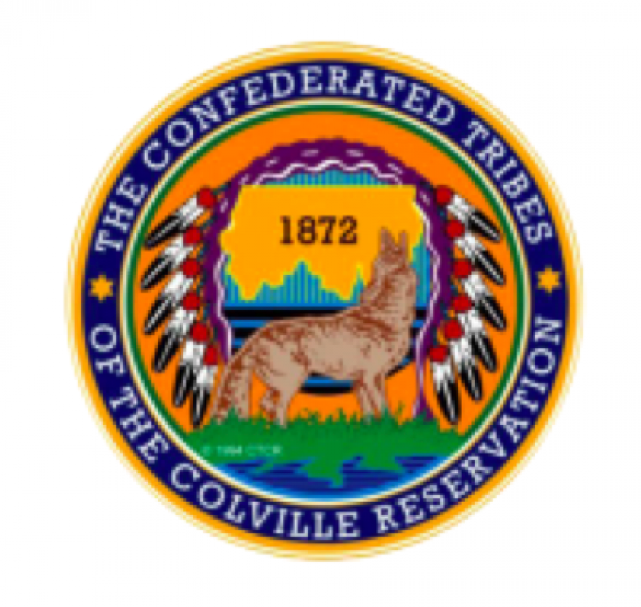 Colville Confederated Tribes reservation map Washington
